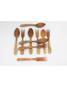 Couverts à salade en bois 2