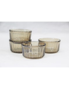 Ramequin verre fumé
